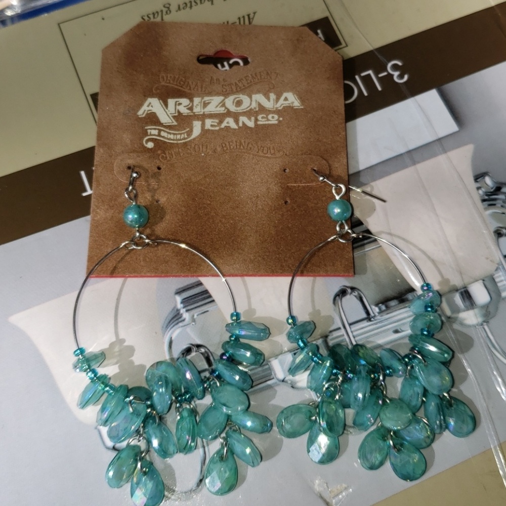 Hoop dangle earrings